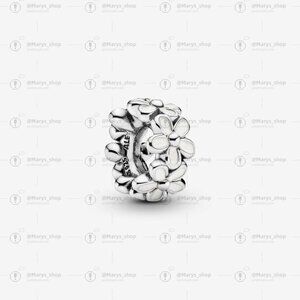 Pandora White Daisy Flower Spacer Charm